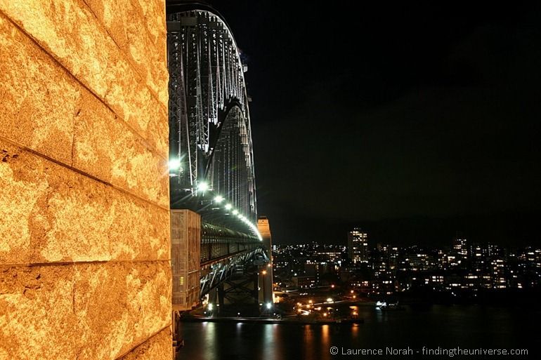 Sydney Harbour Bridge at night