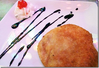 Deep fried ice cream in Yam flavour