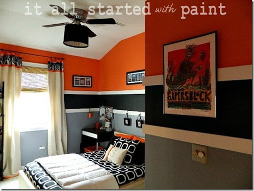 Teen Boy Room Re-do from It all Started with Paint Teen Boy Room Re-do from It all Started with Paint