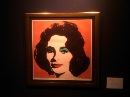 Andy Warhol's rendition of Elizabeth.