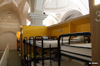 Slaapzaal in de Albergue van Pamplona
