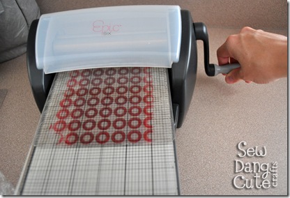 Roll-through-press