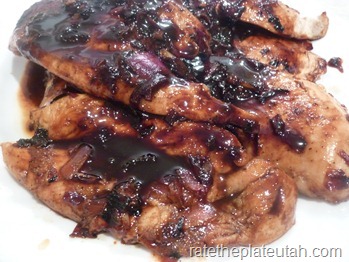 Raspberry Balsamic Glazed Chicken