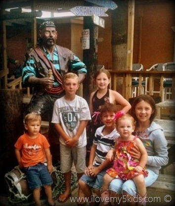 Pirate and kids