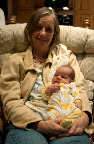 Audrey and Grandma Kleiss resting comfortably.