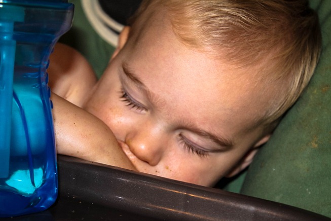 22 - first time falling asleep in highchair 22 - first time falling asleep in highchair
