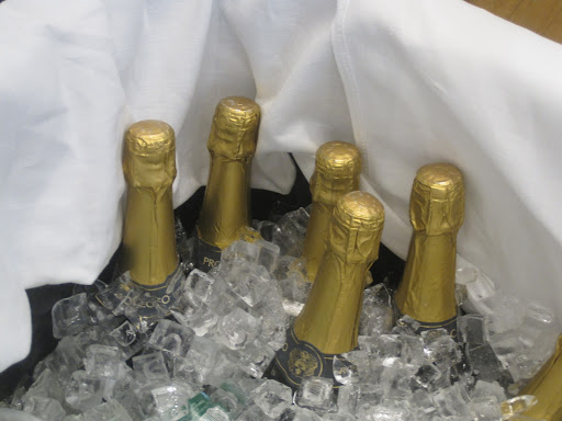 Plenty of Champagne on hand for the Champagne Margarita. Plenty of Champagne on hand for the Champagne Margarita.