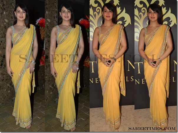 Preeti_Jhangiani_Yellow_Saree