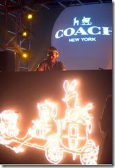 BEVERLY HILLS, CA - DECEMBER 11:  DJ Ruckus performs onstage during Coach Backstage Rodeo Drive on December 11, 2014 in Beverly Hills, California.  (Photo by Chris Weeks/Getty Images for Coach)