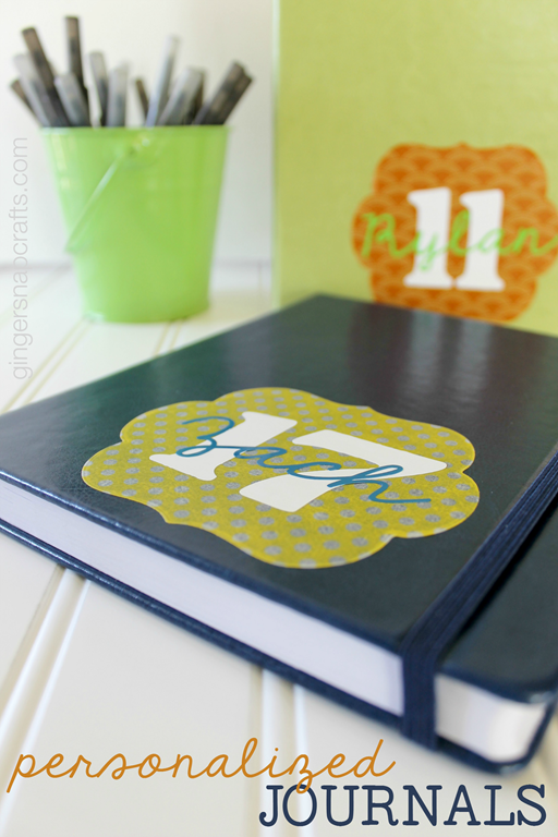 personalized journals at GingerSnapCrafts.com #wermemorykeepers #lifestylestudios #giftidea #personalized #diecuts #spon