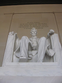 16th President of the United States, Abraham Lincoln @ Lincoln Memorial