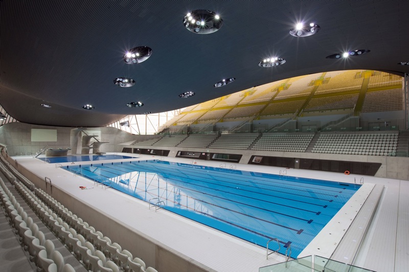 London-2012-Aquatic-Centre.jpg olimpiadi di Londra 2012 Parco olimpico