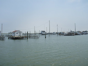 It was very shallow, and we found ourselves aground at one point.