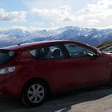 Our Red Mazda3 Takes Us Anywhere We Want To Go - Enroute to Queenstown, New Zealand