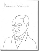 benito juarez colorear (2)