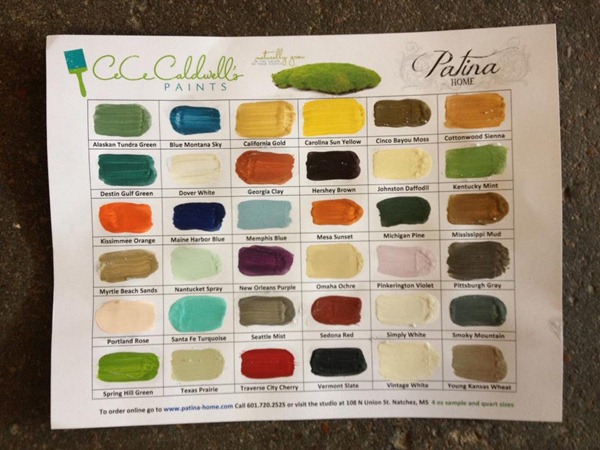 cece caldwell paint chart
