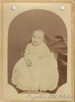 Hazel 6 months old in 1890 Hazel 6 months old in 1890