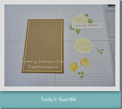 stippled blosssom tutorial ready to assemble