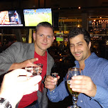 drinking at joey's near dundas square toronto in Toronto, Canada 