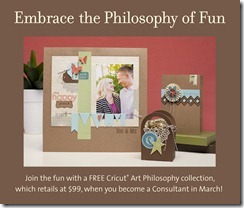 March free Cricut Cart with Sign up