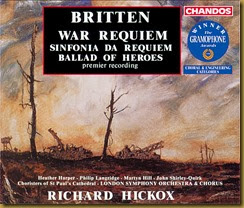 Britten War Requiem Hickox