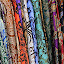 Sarongs in Every Color and Pattern at Ubud Market - Bali, Indonesia