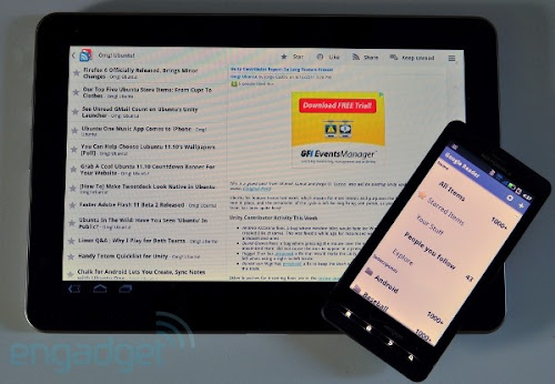 Google Reader su Android