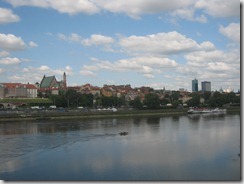 Wisla River looking into Old Town