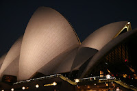 Opera House at night