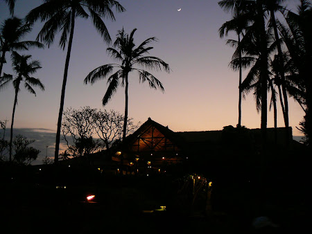 Beautiful sunset of Bali