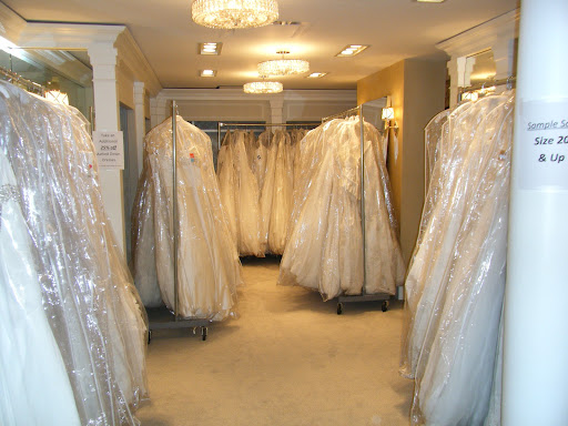 Kleinfeld actually has an INCREDIBLE selection of plus size wedding gowns. Look at this entire room just full of them!