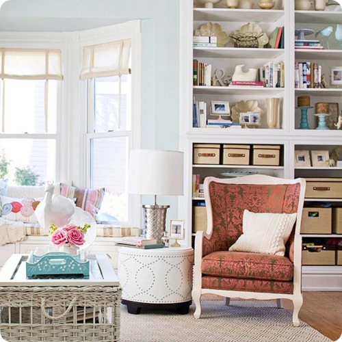 using color in a neutral room