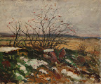 Åkerkant Art. nr 20074. Mått ink ram 56x48 cm. Olja på pannå. Signerad Nils Carlstedt.