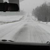 Vrijdag - onze 2e dag in de States viel er al een pak sneeuw. We reden wat langzamer en genoten onderweg van de stuivende sneeuw die het landschap in enkele uren compleet veranderde.