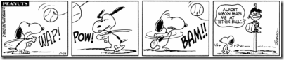 1969-05-28 Snoopy as a tether-ball player