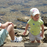 At the lake with Ains