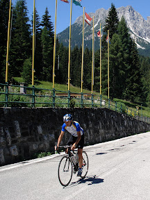 En la cima del passo San Antonio.