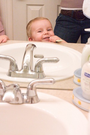 12.14.12 jacob brushing teeth
