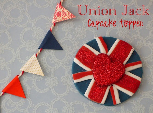 Union Jack Fondant Topper DIY Union Jack Fondant Topper DIY