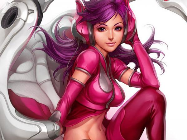 Pink Girl Of Flower, Magic Beauties 3