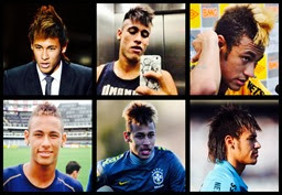 neymar e cortes de cabelo