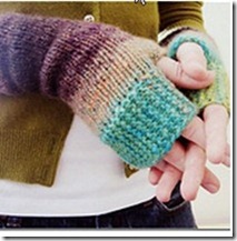 fingerless mits