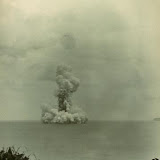 A submarine eruption from Anak Krakatau on June 13, 1930. Photo by W. Petroschevsky (courtesy Volcanological Survey of Indonesia).
