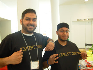 Brothers showing off their IlmFest shirts