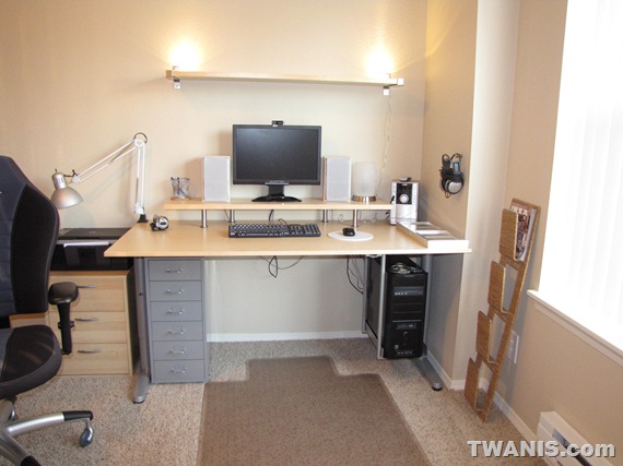 Twanis The Best Computer Desk Setup From Ikea