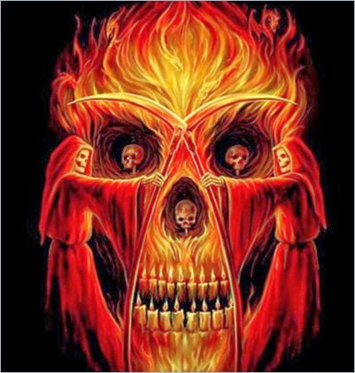 [pictures.4ever.eu] grim reaper skull flame fire evil demon 145675