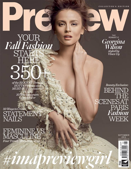 Georgina Wilson covers Preview Sept 2013