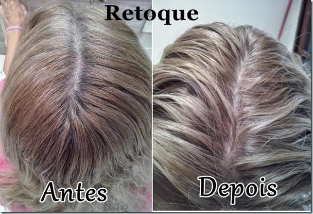 Cabelos loiros: Raiz escura e Retoque de Brancos raiz escura e retoque de brancos