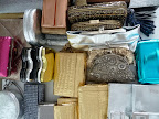 Lots of clutches in every texture and color.