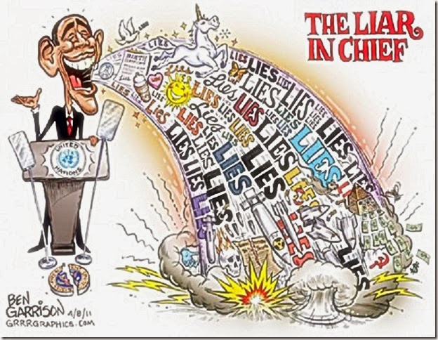 State of Union- Obama Liar-In-Chief toon